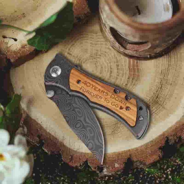 Best Ruby Keepsake Knife For 40th Wedding Anniversary - Image 2