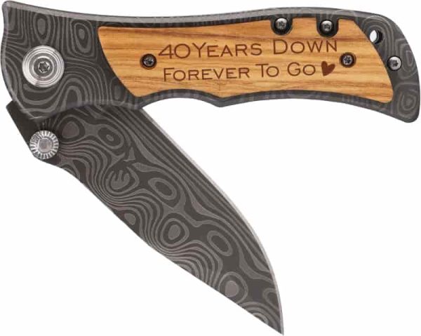 Best Ruby Keepsake Knife For 40th Wedding Anniversary - Image 3