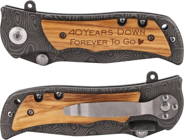 Best Ruby Keepsake Knife For 40th Wedding Anniversary - Image 4