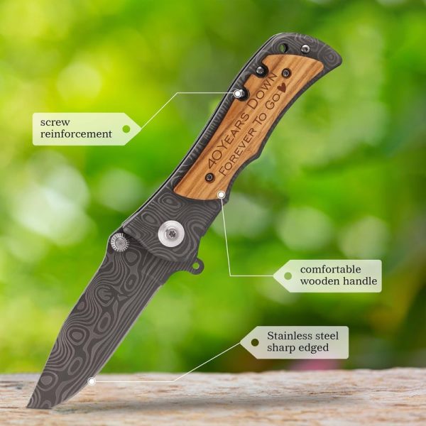Best Ruby Keepsake Knife For 40th Wedding Anniversary - Image 5