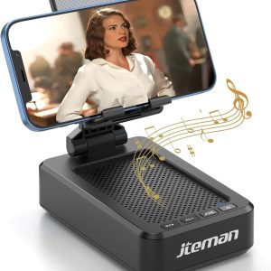 Best Cell Phone Stand With Bluetooth Speaker - Portable & Secure