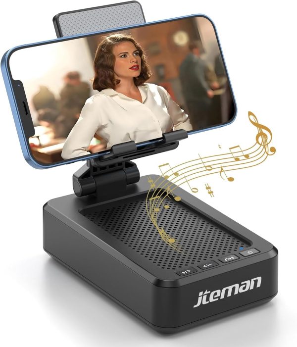 Best Cell Phone Stand With Bluetooth Speaker - Portable & Secure