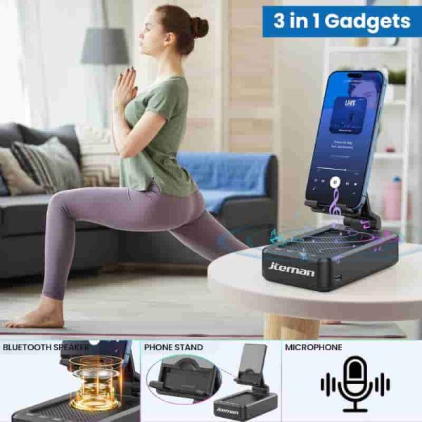 Best Cell Phone Stand With Bluetooth Speaker - Portable & Secure - Image 2
