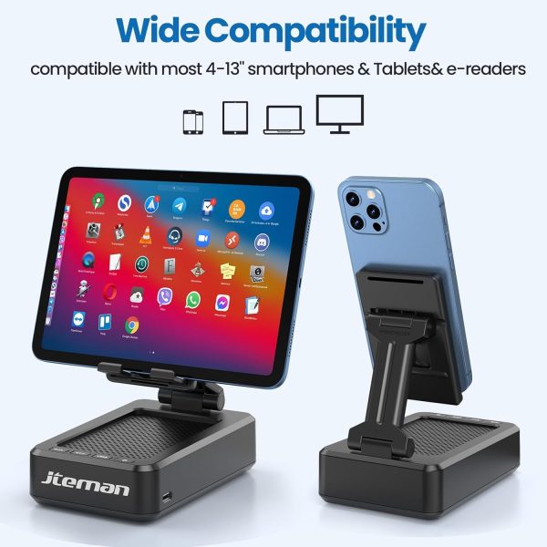 Best Cell Phone Stand With Bluetooth Speaker - Portable & Secure - Image 5