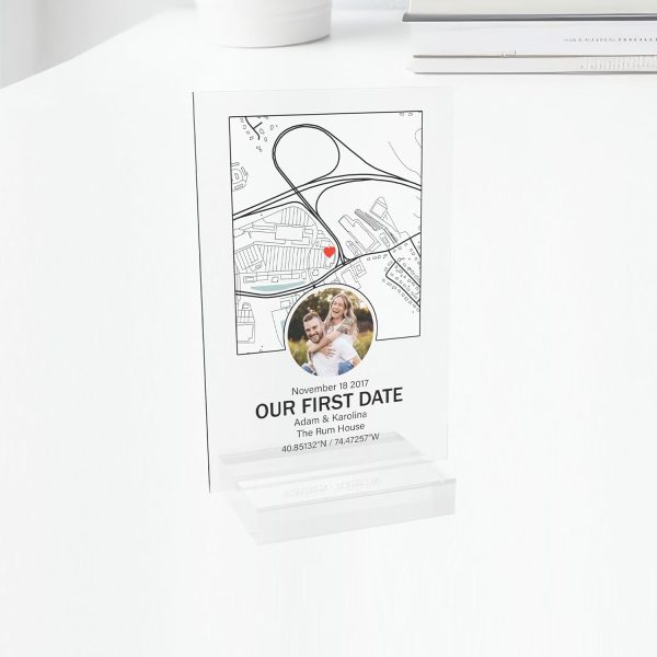 Personalized Acrylic Map With Custom Coordinates - Perfect Gift - Image 2