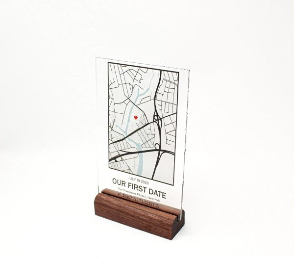 Personalized Acrylic Map With Custom Coordinates - Perfect Gift - Image 5