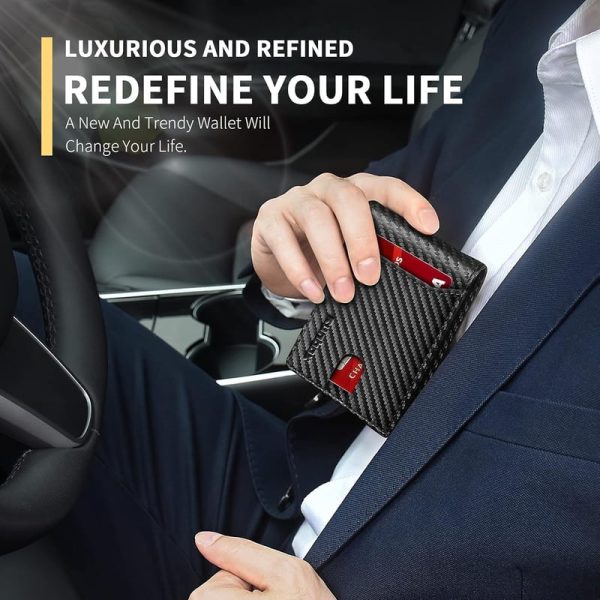 Runbox Slim Rfid Leather Wallet For Men - 11 Card Slots, Gift Box - Image 5