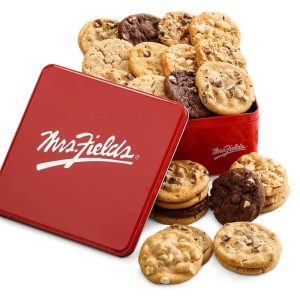 Best Mrs. Fields Cookie Tin - 24 Assorted Signature Flavors
