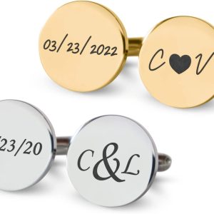 Best Custom Engraved Wedding Cufflinks For Men