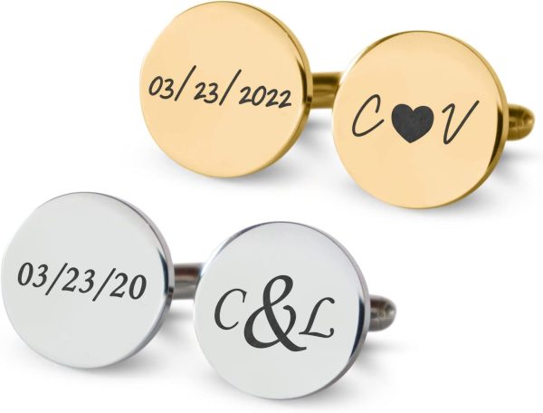 Best Custom Engraved Wedding Cufflinks For Men
