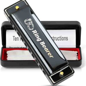 Custom Engraved Harmonica - Perfect Ring Bearer Gift