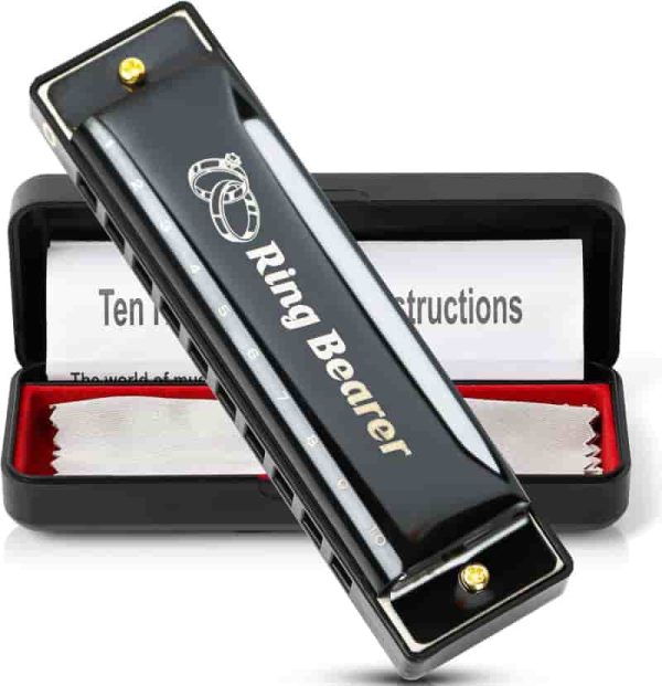 Custom Engraved Harmonica - Perfect Ring Bearer Gift