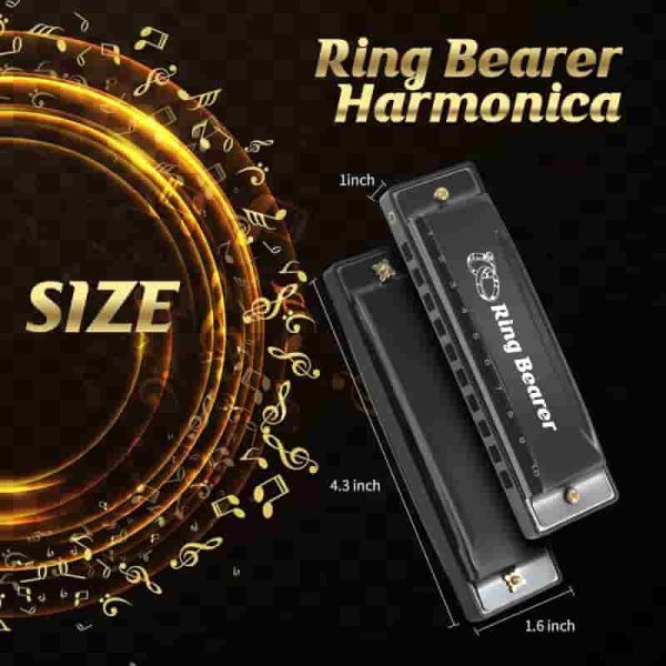 Custom Engraved Harmonica - Perfect Ring Bearer Gift - Image 2