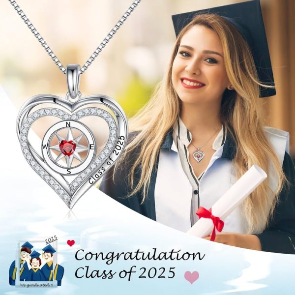 Best Compass Necklace Graduation Gift For Her 2025 - Image 2