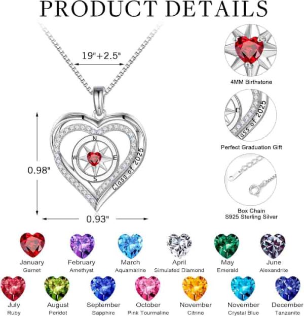 Best Compass Necklace Graduation Gift For Her 2025 - Image 5