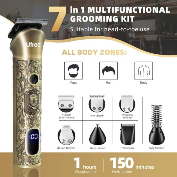 Ufree Beard Trimmer - Best Grooming Kit & Gift For Men - Image 2