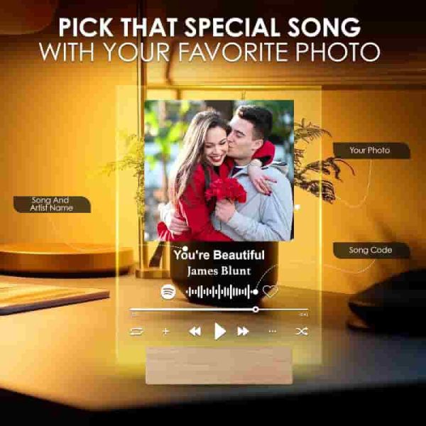 Best Personalized Spotify Plaque - Next Day Shipping - Image 4