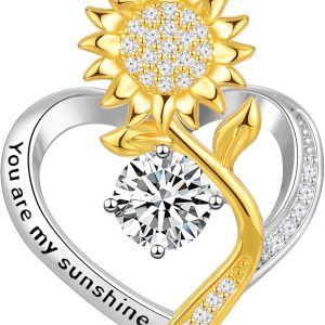 Best Sunflower Necklace For Women - Birthday Gift