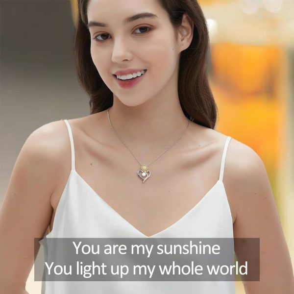 Best Sunflower Necklace For Women - Birthday Gift - Image 6