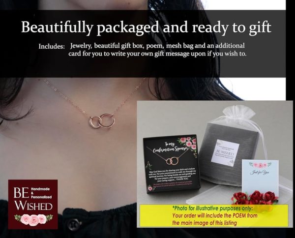 Best 14k Rose Gold Eternity Necklace For Confirmation Sponsor - Image 2
