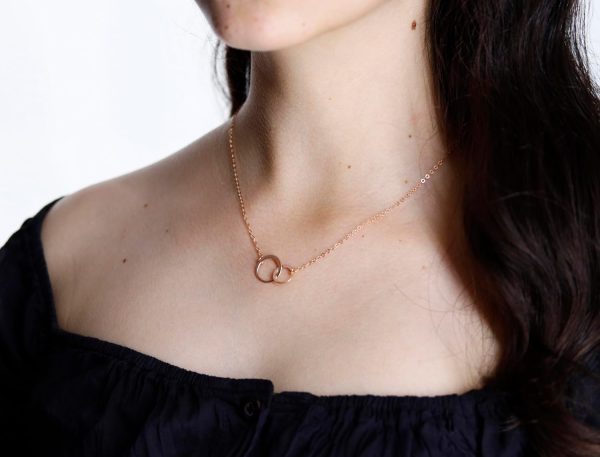 Best 14k Rose Gold Eternity Necklace For Confirmation Sponsor - Image 4