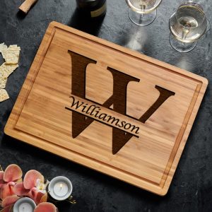 Best Personalized Cutting Board - Elegant Monogram Keepsake