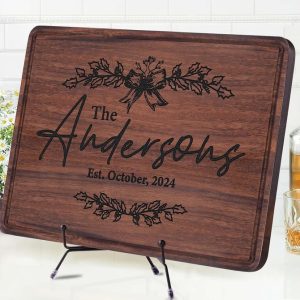 Best Personalized Engraved Cutting Board For Weddings