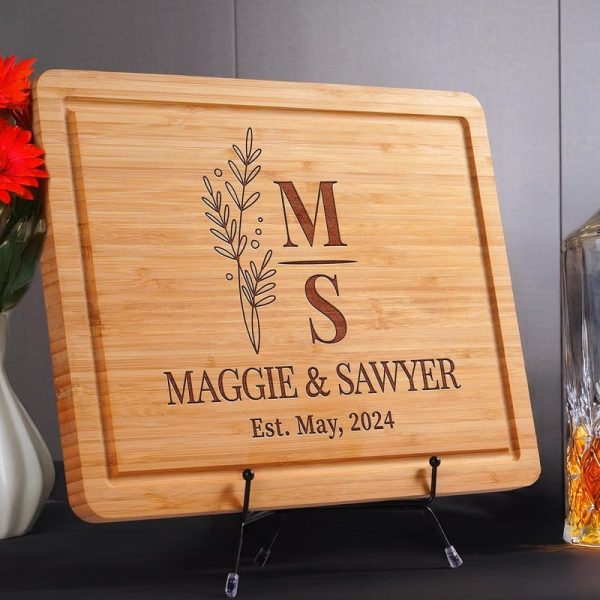 Best Personalized Engraved Cutting Board For Weddings - Image 2