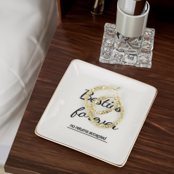 Best Friend Gift Ceramic Jewelry Tray - Perfect Birthday Present - Image 5
