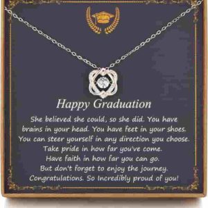 Best Graduation Gift For Her 2025 - Sterling Silver Infinity Heart Necklace