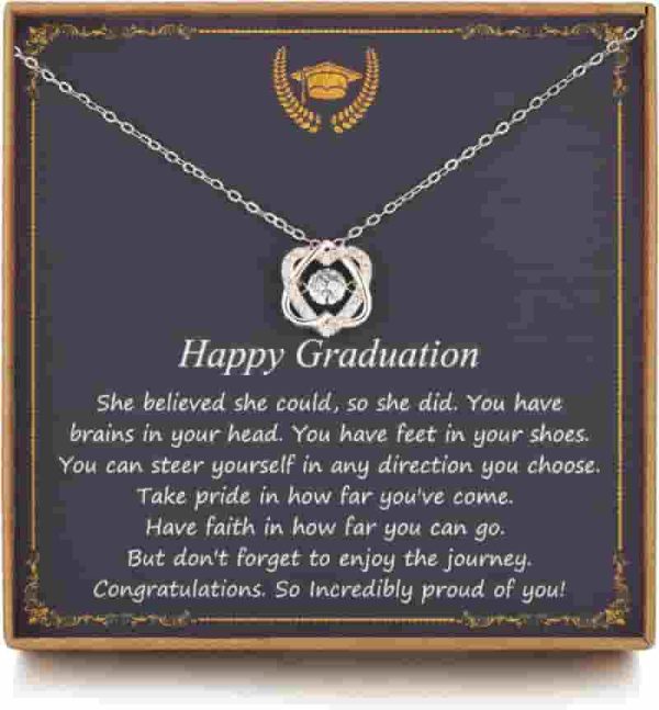 Best Graduation Gift For Her 2025 - Sterling Silver Infinity Heart Necklace