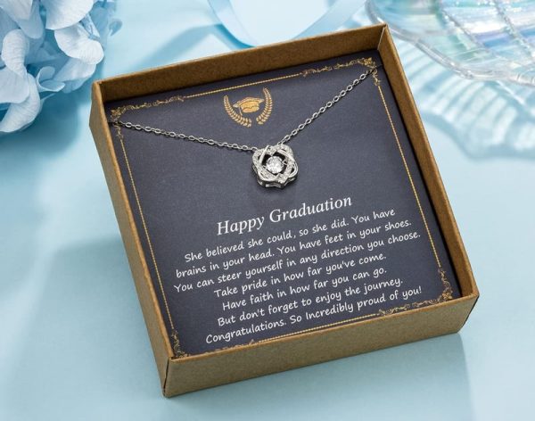 Best Graduation Gift For Her 2025 - Sterling Silver Infinity Heart Necklace - Image 5
