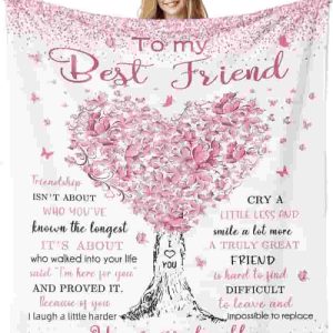 Best Friend Blanket - Unique Birthday & Graduation Gift
