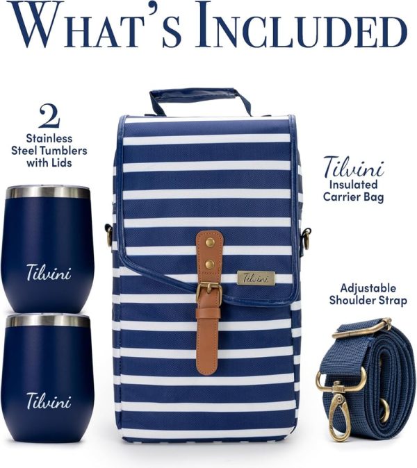 Best Insulated Wine Tote Bag With Tumblers For Outdoor Lovers - Image 6
