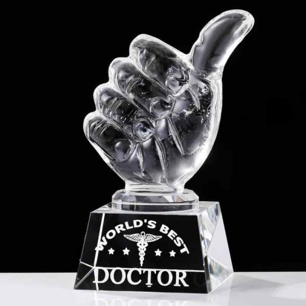 Top Doctor Gifts: Crystal Plaque For Appreciation