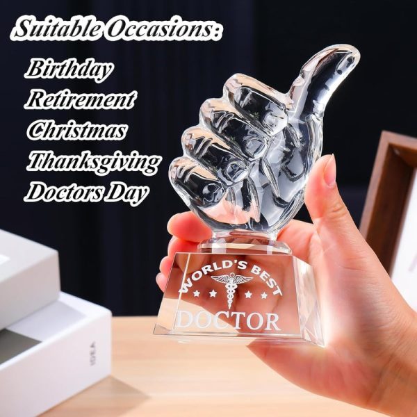 Top Doctor Gifts: Crystal Plaque For Appreciation - Image 4