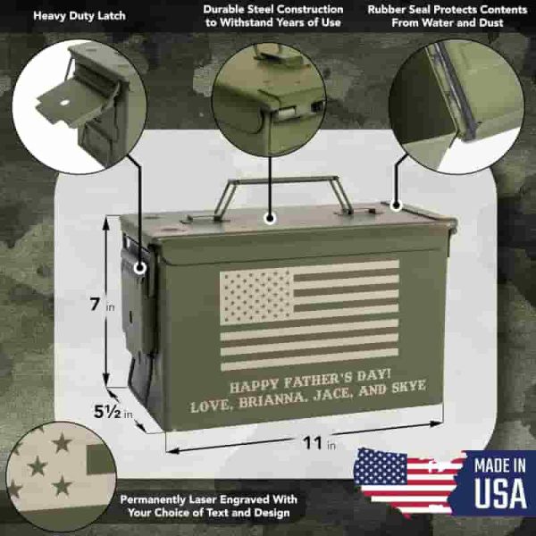 Best Personalized Engraved Ammo Can Gift For Him - Image 2