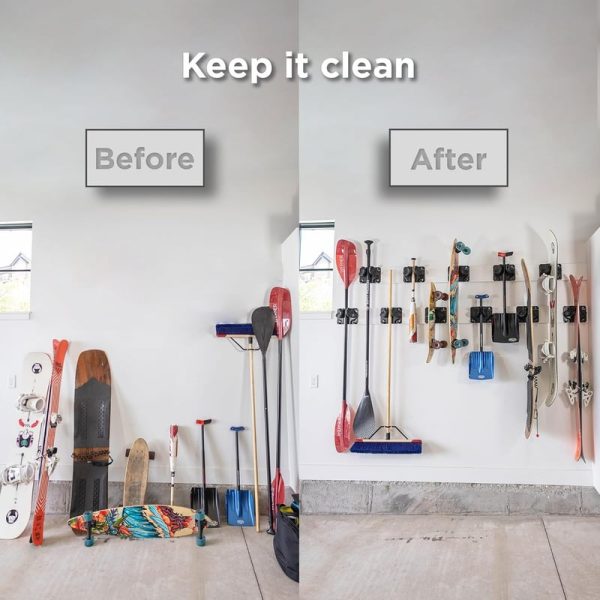 Best Ski & Snowboard Wall Rack | Secure Non-slip Storage - Image 5