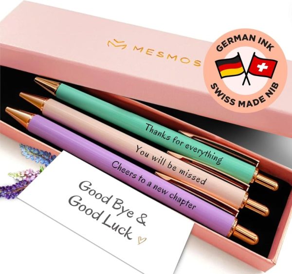 Mesmos Fancy Pens Set - Best Retirement & Farewell Gift For Women