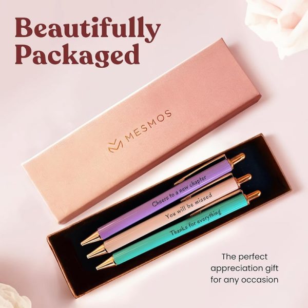 Mesmos Fancy Pens Set - Best Retirement & Farewell Gift For Women - Image 5