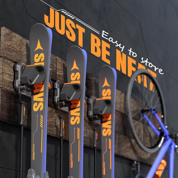 Best Ski & Snowboard Rack For Garage Organization - Image 3