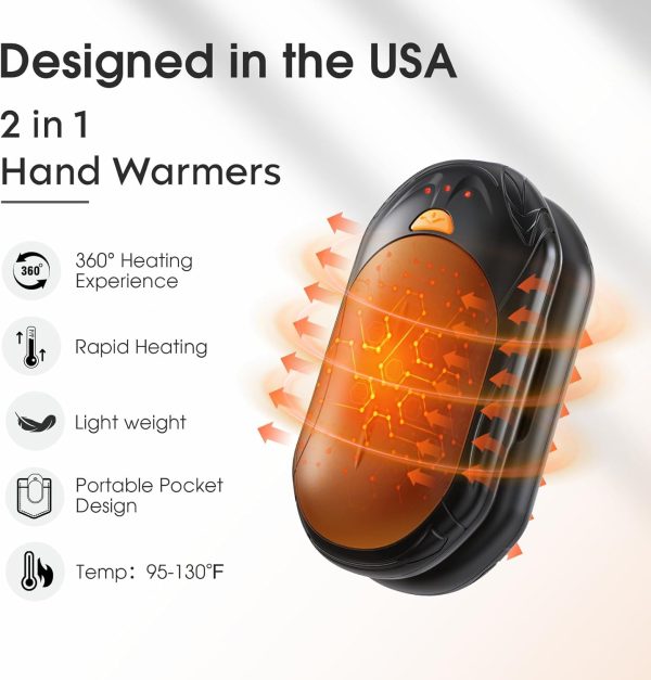 Best Ai Rechargeable Hand Warmers, 6000mah, 20hrs Heat - Image 2