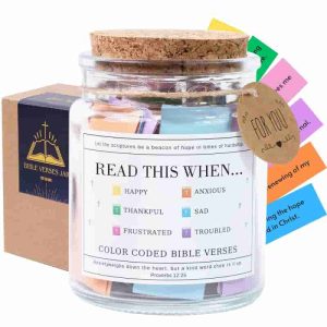 Best Bible Verse Jar - Christian Gifts For Women & Men