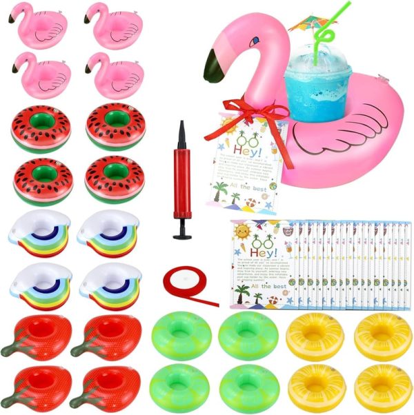 24 Set End Of Year Student Gifts - Fun Floating Cup Holders