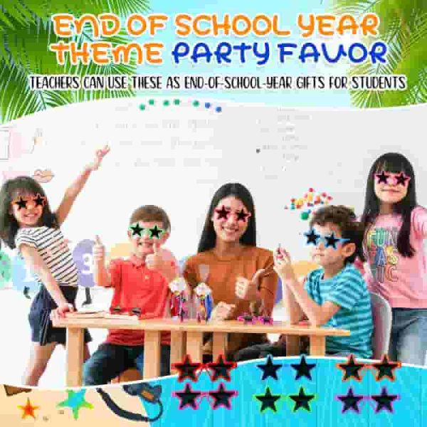 24 Set Neon Sunglasses And Beach Balls - End Of Year Student Gifts - Image 5