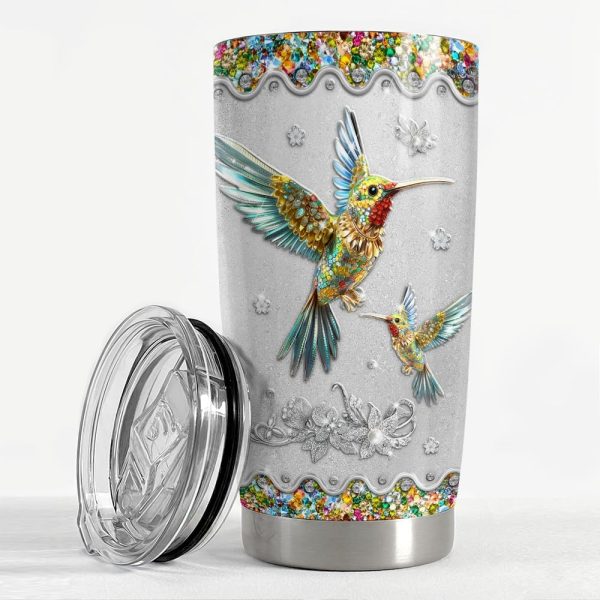 Best Hummingbird Tumbler Gift For Women - 20oz Insulated Mug - Image 3