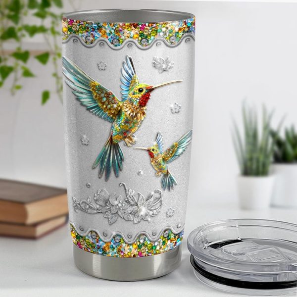 Best Hummingbird Tumbler Gift For Women - 20oz Insulated Mug - Image 4