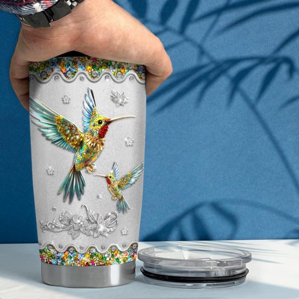 Best Hummingbird Tumbler Gift For Women - 20oz Insulated Mug - Image 5