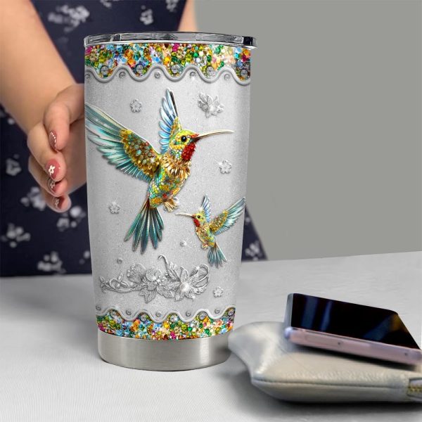 Best Hummingbird Tumbler Gift For Women - 20oz Insulated Mug - Image 6
