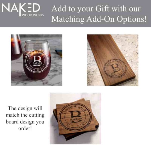 Best Personalized Cutting Board - Custom Wedding & Anniversary Gift - Image 5